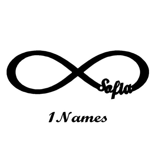 Pulseira Infinito Personalizada em Couro e Aço Inoxidável