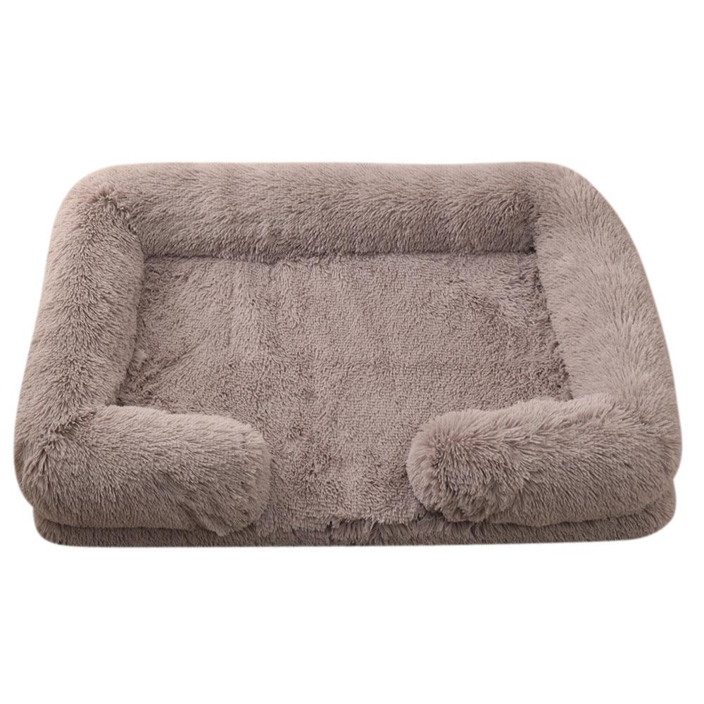 Plush Rectangle Pet Bed | Cozy Winter Dog Bed for Maximum Comfort