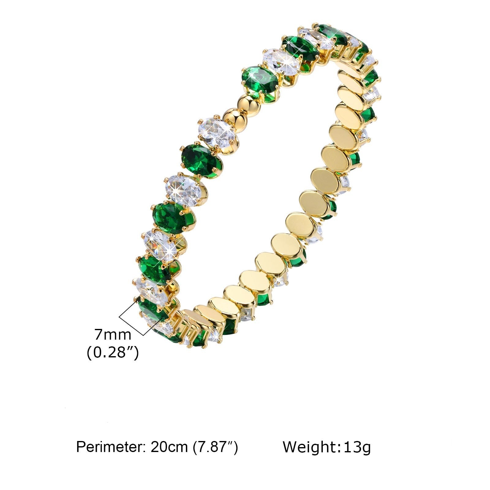 Pulseira com Zircônia