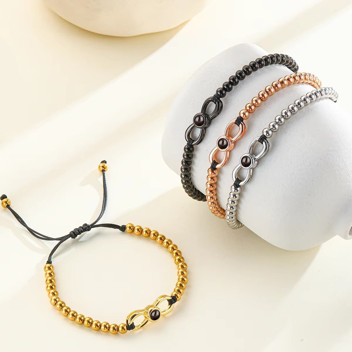 Pulseira Personalizada com Projeção Infinito