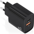 Carregador de Parede Aisens A110-0953 Gan A110-0953 / 1xusb Type-c / 1xusb / 30W / Preto