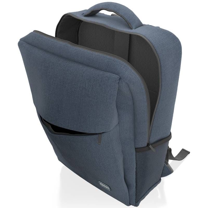 Mochila para portátil Aisens Asbg-bp082-bl de hasta 17 pulgadas, color azul
