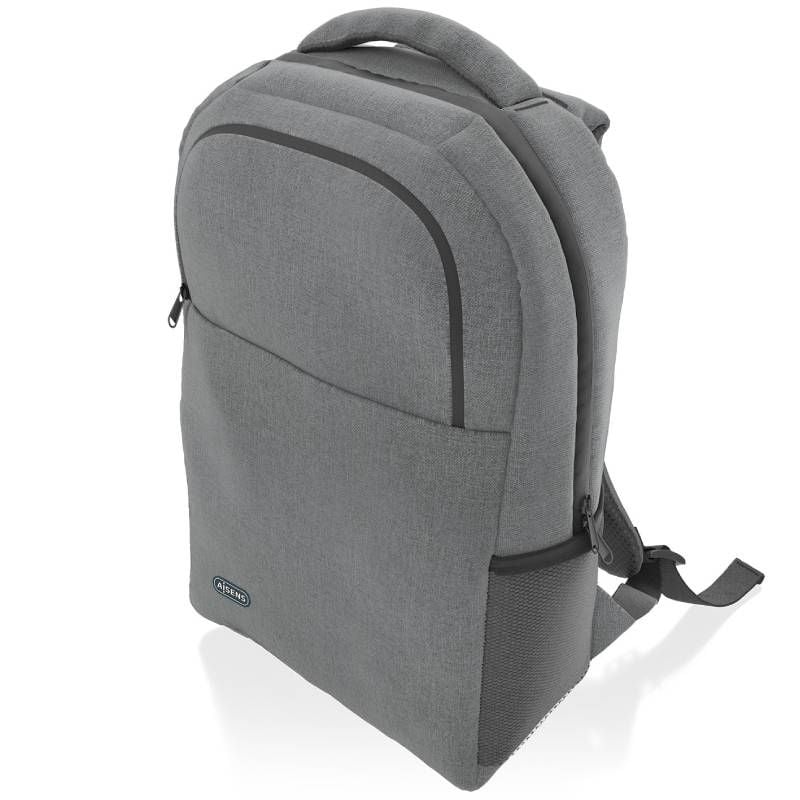 Mochila Aisens Premium Asbg-bp083-gr para portátiles de hasta 15,6" / Gris