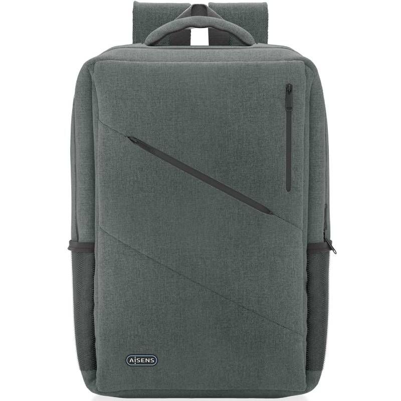 Mochila Aisens Urban &amp; Office Asbg-bp085-gr para portátiles de hasta 15,6" / Gris