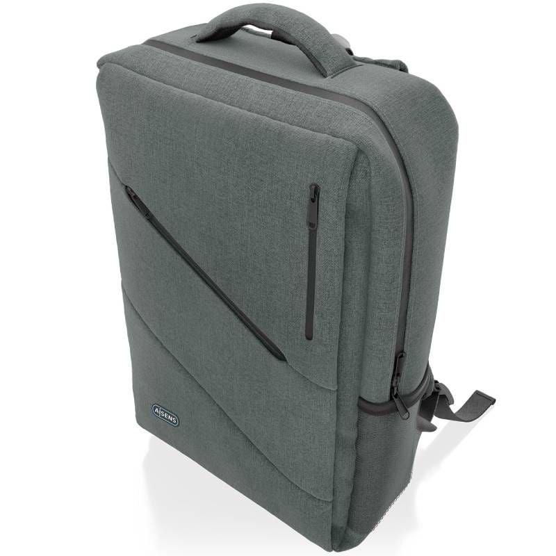 Mochila Aisens Urban &amp; Office Asbg-bp085-gr para portátiles de hasta 15,6" / Gris