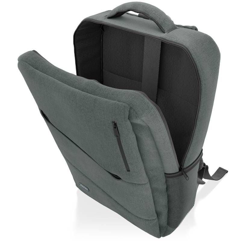 Mochila Aisens Urban &amp; Office Asbg-bp085-gr para portátiles de hasta 15,6" / Gris