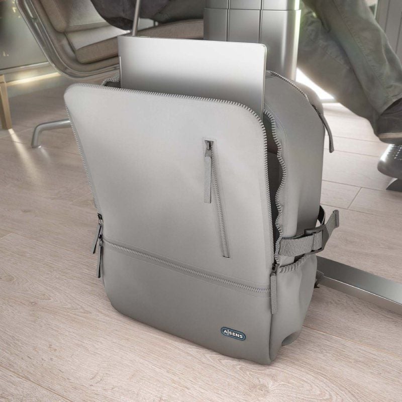 Aisens Asbg-bp087-gr Mochila para Portátil para Portáteis Até 15,6" / À Prova de Água / Cinzento