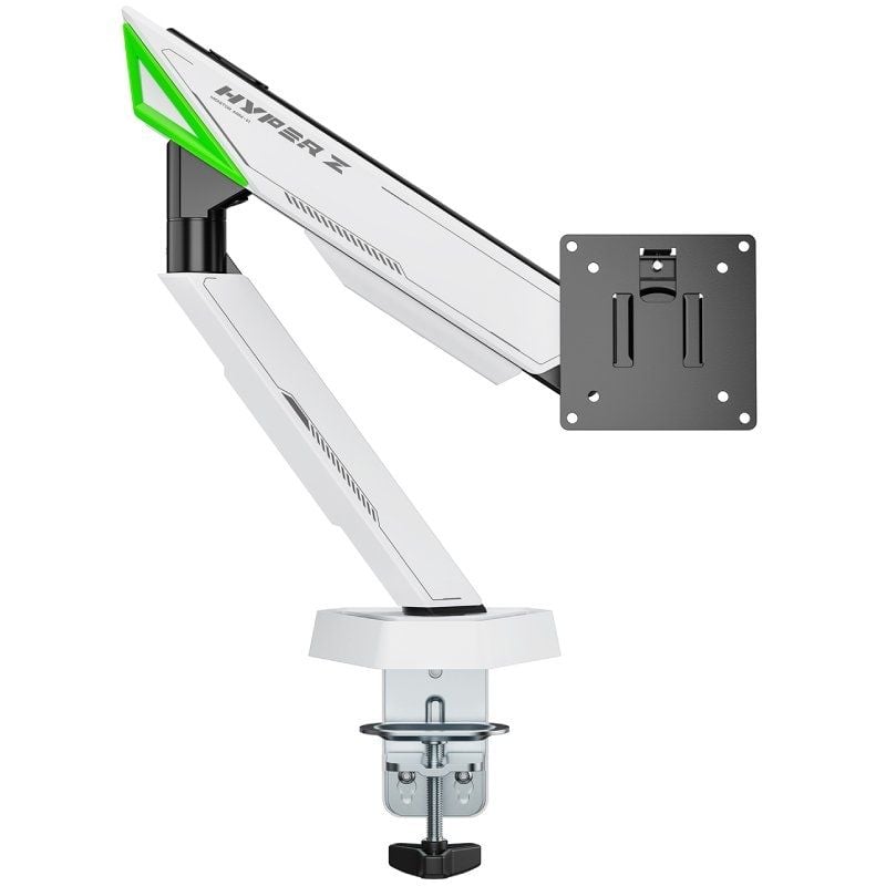 Aisens DT49TSR-343 Gaming Desk Mount with Counterweight for Monitor / Swivel / Tilt /…