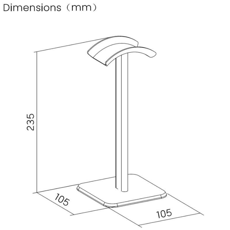 Suporte para Auscultadores Aisens Hsm001-397