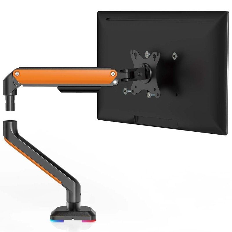 Aisens DT32TSR-249 Gaming Desk Mount with Counterweight for Monitor and TV / Swivel / Tilt…