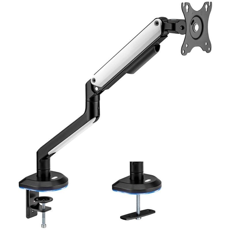 Aisens DT32TSR-295 Gaming Desk Mount with Counterweight for Monitor / Swivel / Tilt / A…