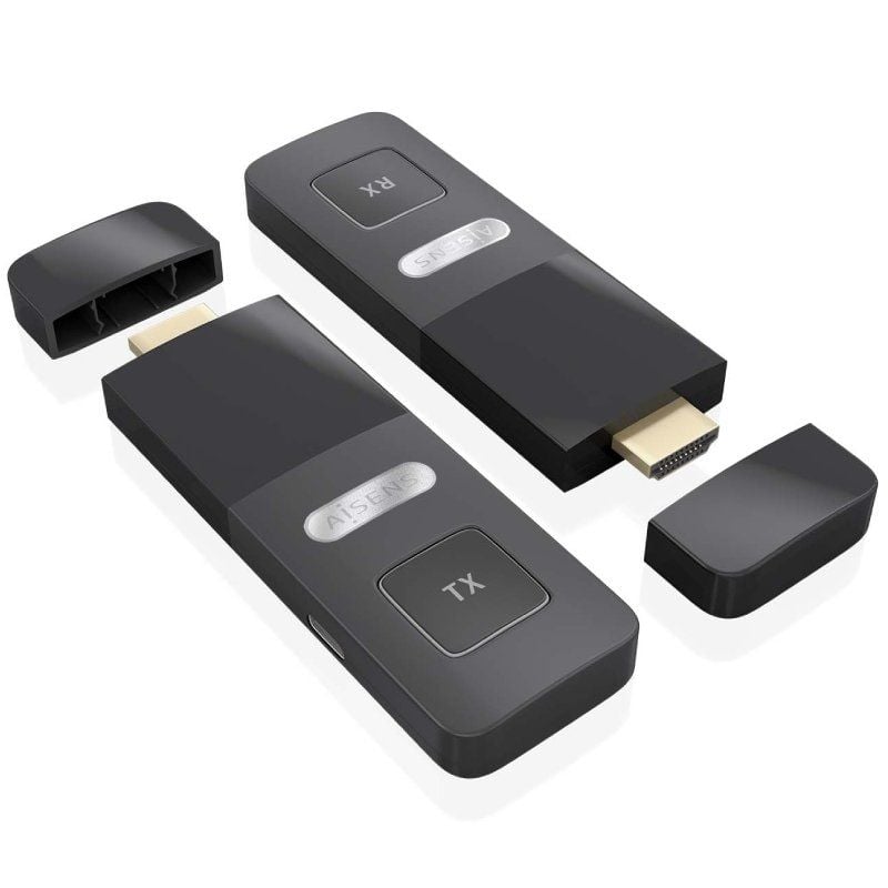 Adaptador/transmisor de vídeo HDMI inalámbrico Aisens ASWL-H2K30M001-BK