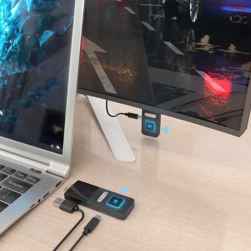 Adaptador/transmisor de vídeo HDMI inalámbrico Aisens ASWL-H2K30M001-BK