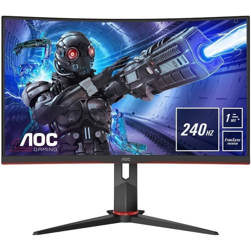 Monitor Curvo para Jogos AOC C32G2ZE 31,5" / Full HD / 1ms / 240hz / VA / Preto