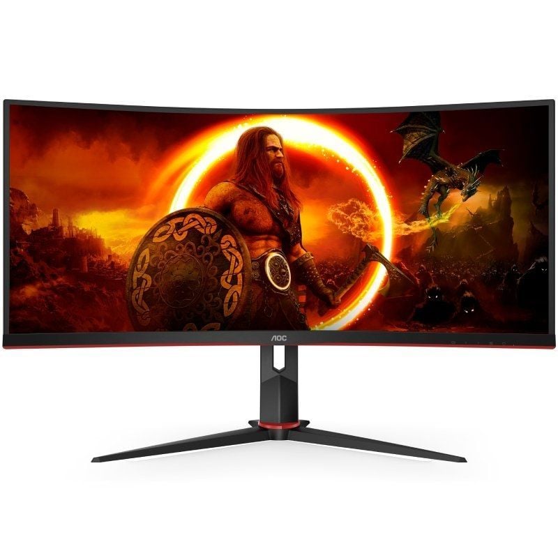 Ultra Wide Curved Gaming Monitor AOC CU34G2XP / BK 34" / WQHD / 1ms / 180hz / VA / Black