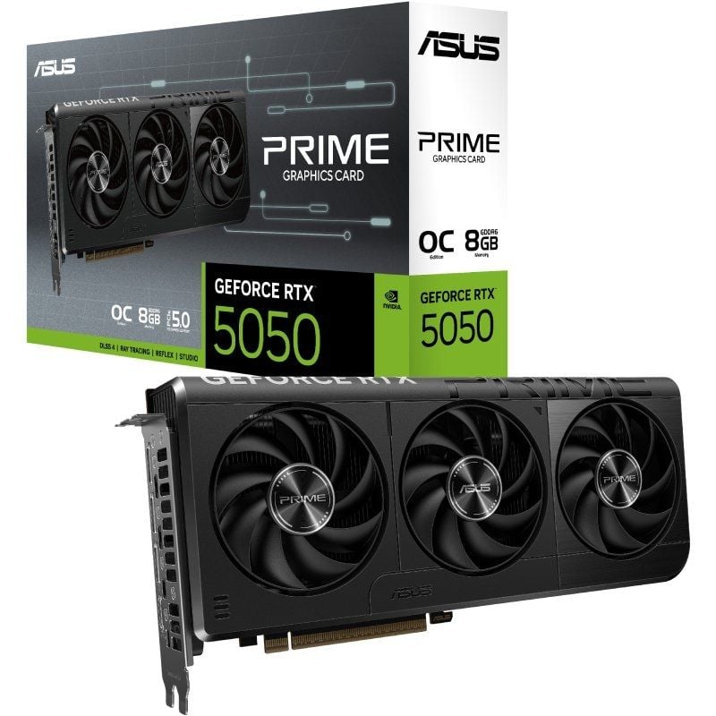 Placa Gráfica Asus Prime Geforce RTX 5050 OC Edition / 8GB GDDR6