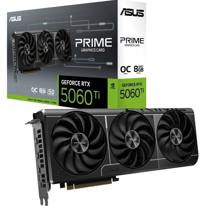 Placa Gráfica Asus Prime Geforce RTX 5060 Ti OC Edition / 8GB GDDR7