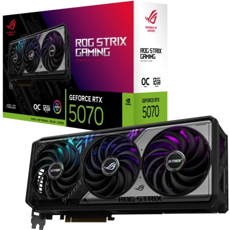 Placa Gráfica Asus ROG Strix OC Geforce RTX 5070 / 12GB GDDR7