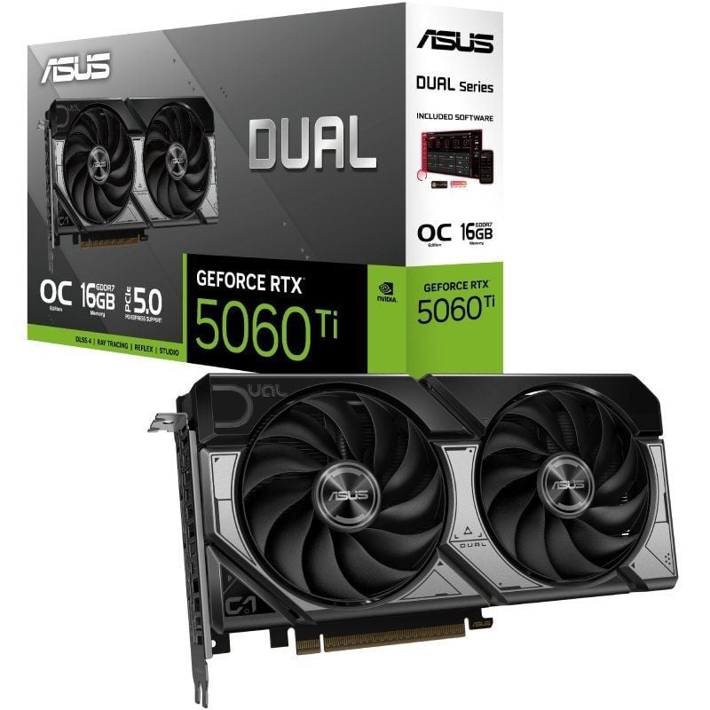 Placa Gráfica Asus Dual Geforce RTX 5060 Ti OC / 16GB GDDR7