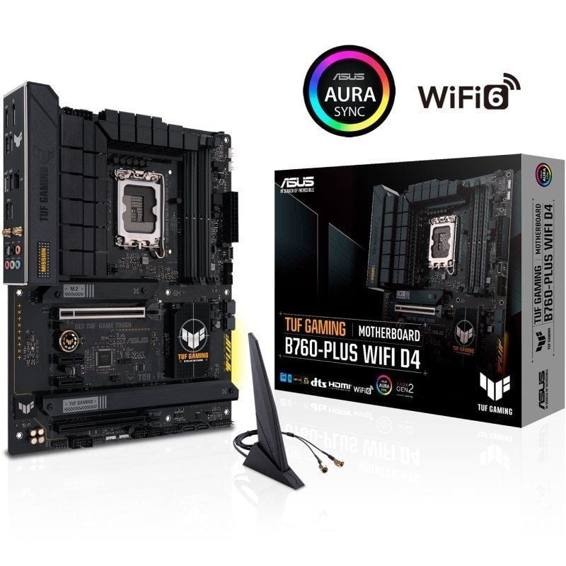 Asus TUF GAMING B760-plus (wi-fi) D4 Socket 1700 motherboard