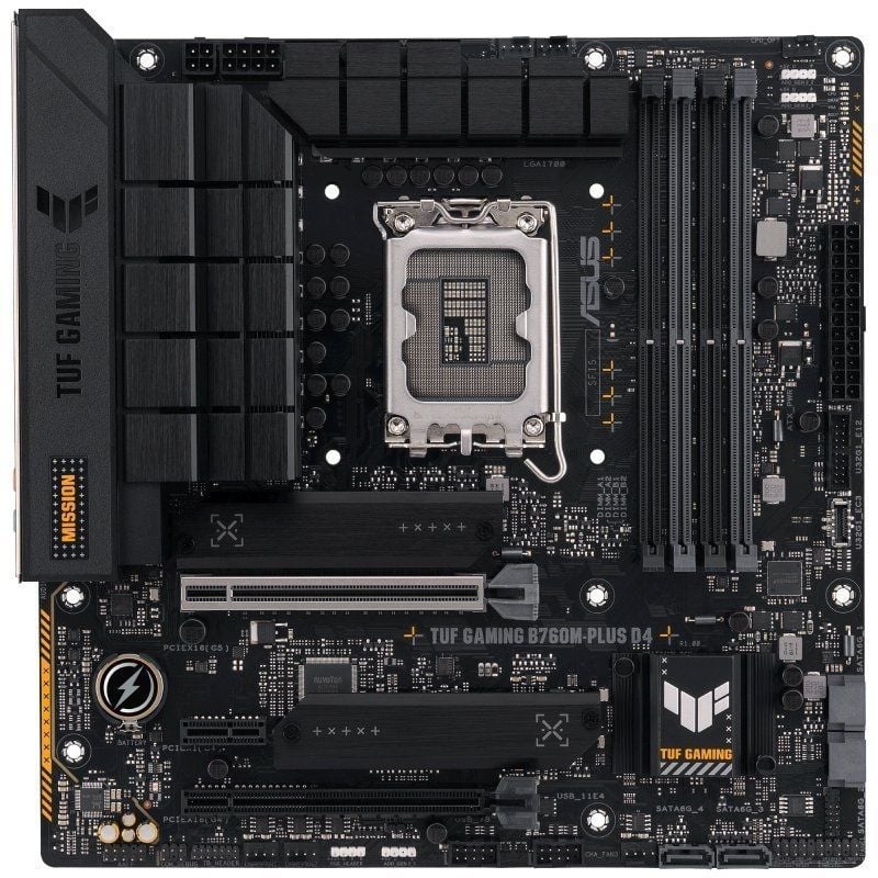 Asus TUF GAMING B760m-plus D4 Motherboard / Socket 1700 / Micro ATX