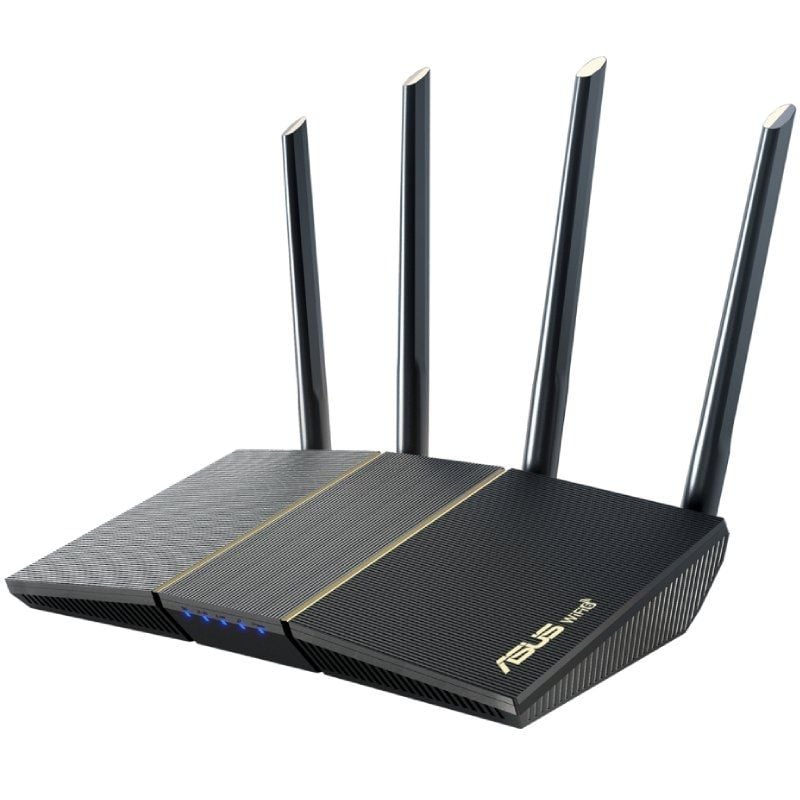 Router inalámbrico para juegos Asus RT-AX57 / Wi-Fi 6 / 3000 Mbps / 2,4 GHz 5 GHz / 4 antenas / Wi-Fi 802.11…