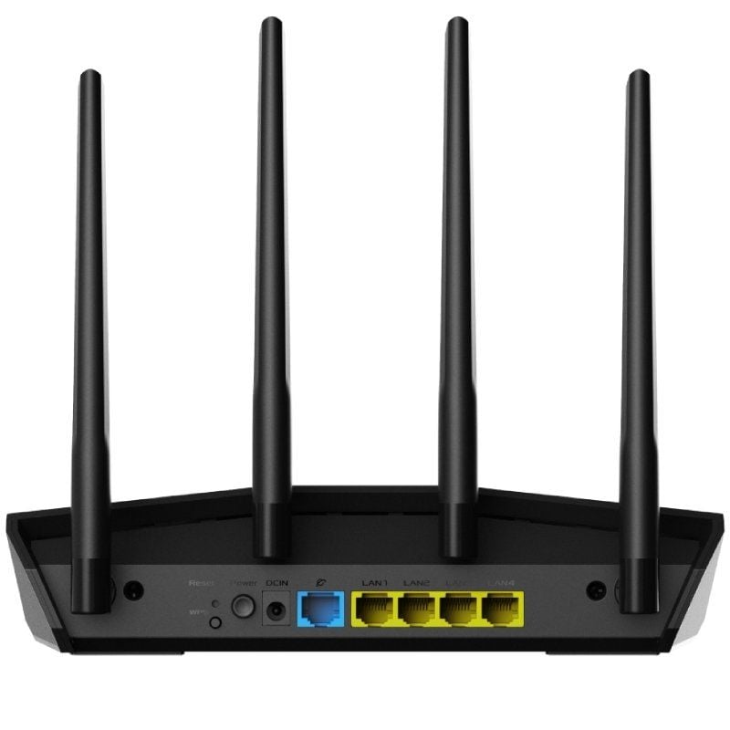 Router inalámbrico para juegos Asus RT-AX57 / Wi-Fi 6 / 3000 Mbps / 2,4 GHz 5 GHz / 4 antenas / Wi-Fi 802.11…