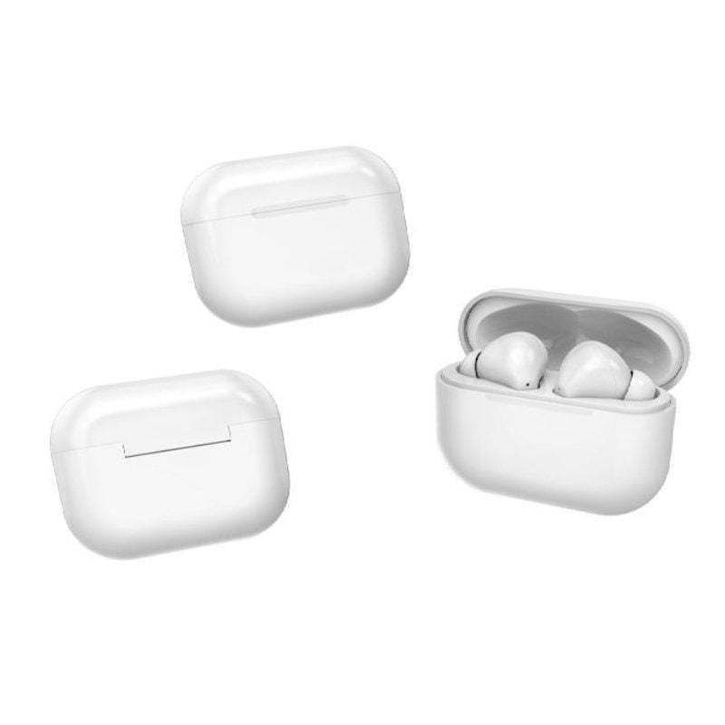 Auscultadores Bluetooth Daewoo DW2002 com Estojo de Carregamento / Autonomia 6h / Branco