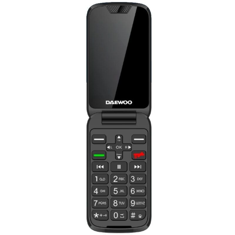 Telemóvel Daewoo DW8005 para Idosos / 4G / Preto