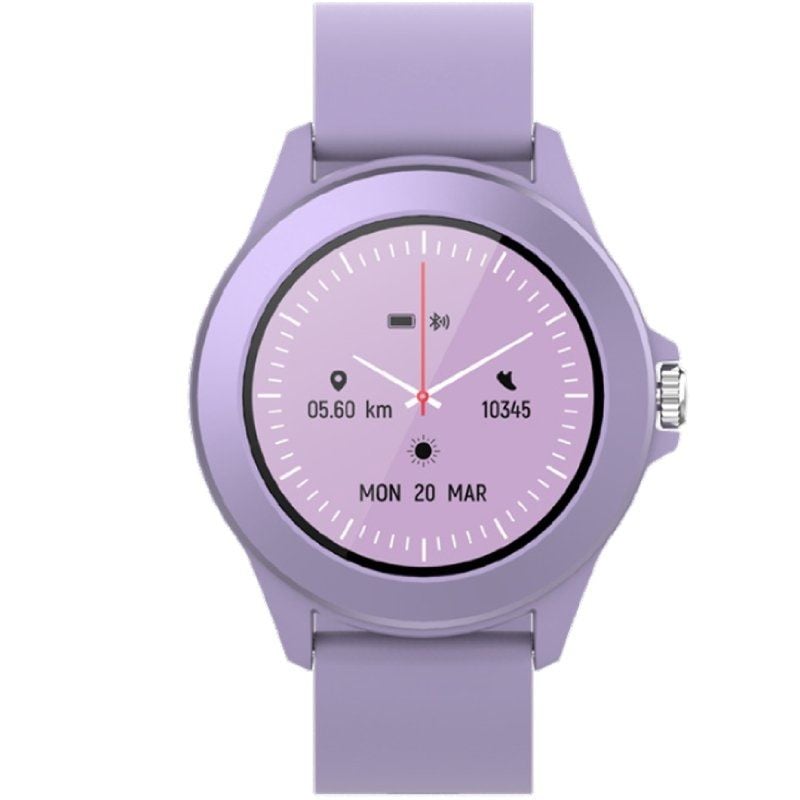 Smartwatch Forever Colorum Cw-300 / Notificações / Ritmo Cardíaco / Roxo