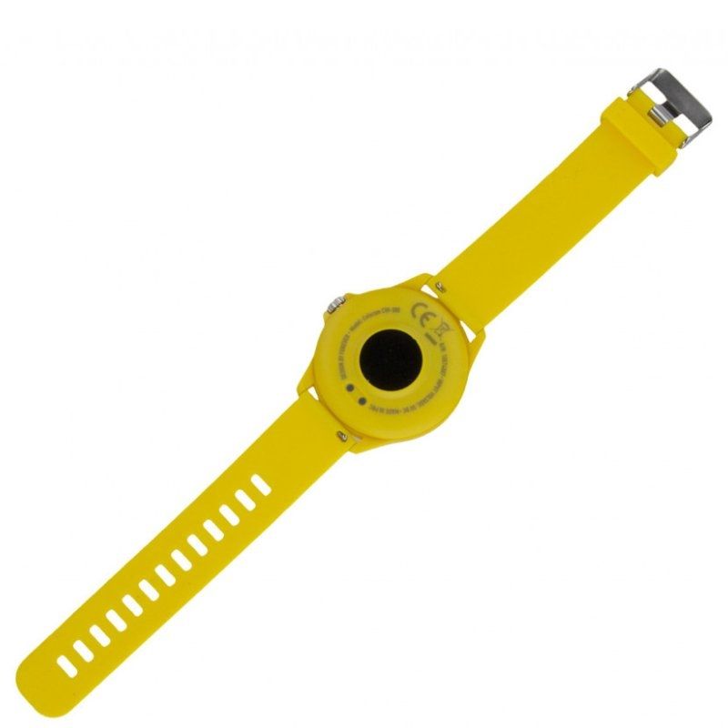 Smartwatch Forever Colorum Cw-300 / Notificações / Ritmo Cardíaco / Amarelo