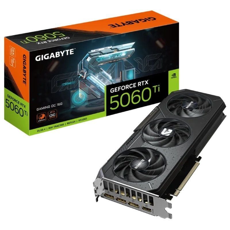 Placa Gráfica Gigabyte Geforce RTX 5060 Ti Gaming OC / 16GB GDDR7