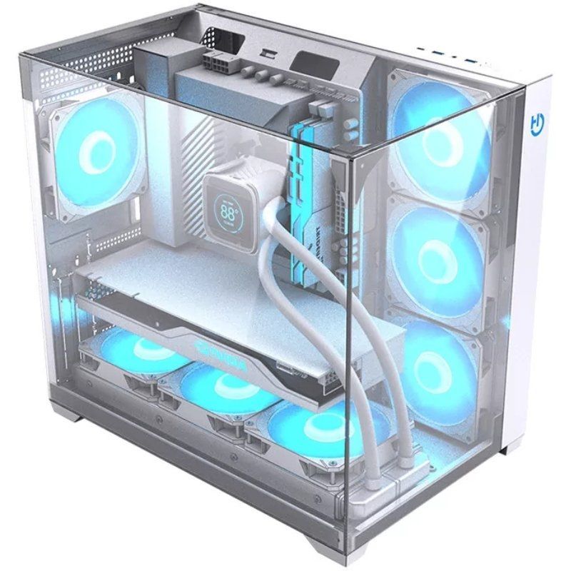 Hiditec SKY Semitower Gaming Box / White