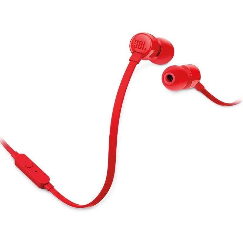 JBL T110 In-Ear Headphones / with Microphone / 3.5 Jack / Red