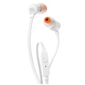 JBL Tune 110 In-Ear Headphones / with Microphone / 3.5mm Jack / White