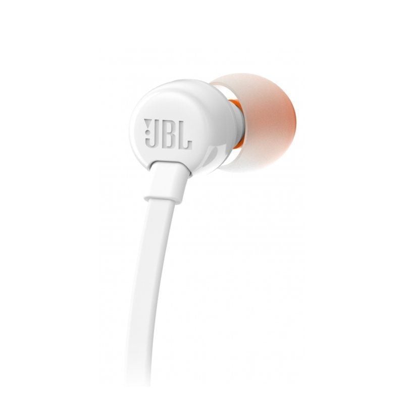 JBL Tune 110 In-Ear Headphones / with Microphone / 3.5mm Jack / White