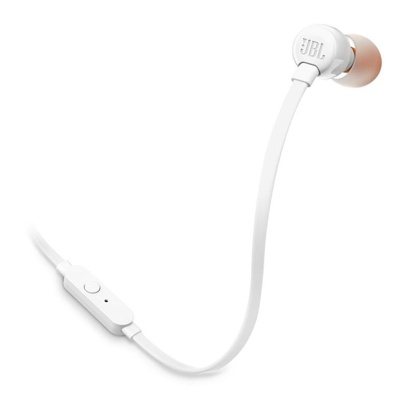 JBL Tune 110 In-Ear Headphones / with Microphone / 3.5mm Jack / White