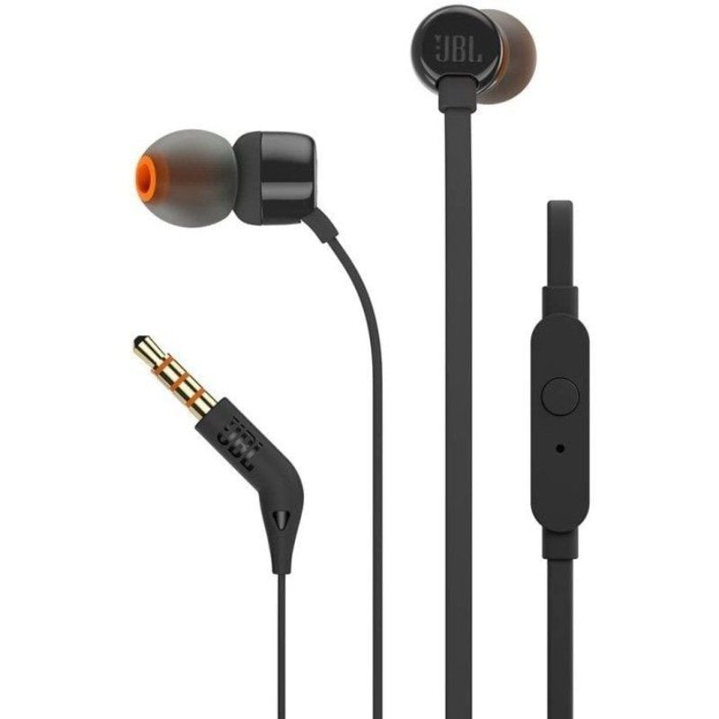 Auscultadores Intra-auriculares JBL Tune 160 / com Microfone / Jack 3.5 / Preto