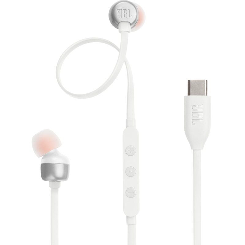 JBL Tune 310C In-Ear Headphones / with Microphone / White