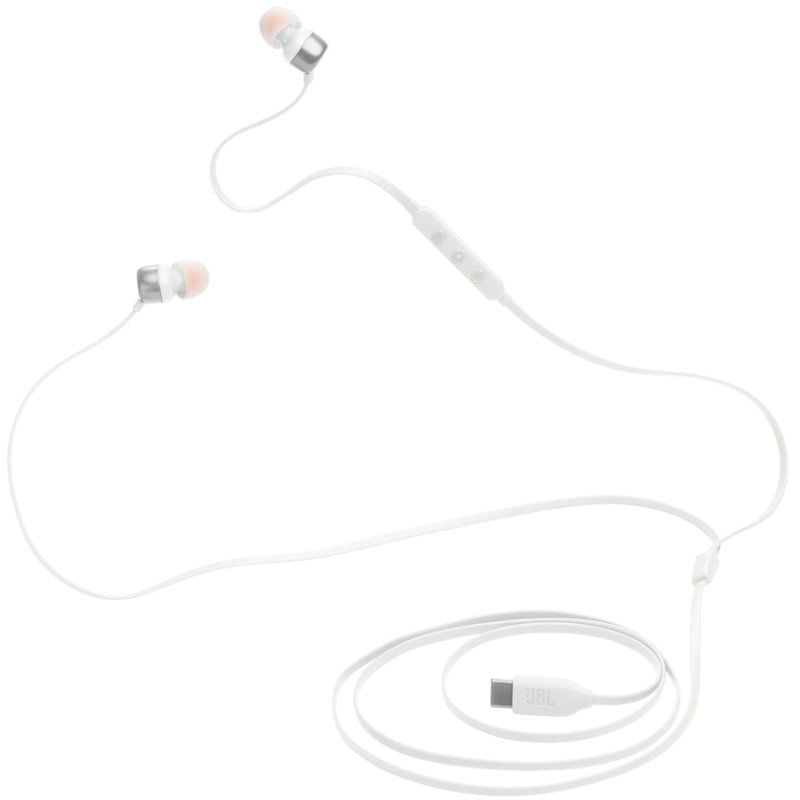 Auscultadores Intra-auriculares JBL Tune 310C / com Microfone / Branco