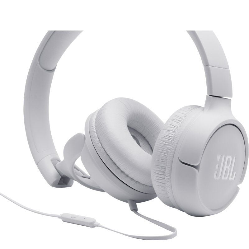 Auscultadores JBL Tune 500 / com Microfone / Jack 3.5 / Branco