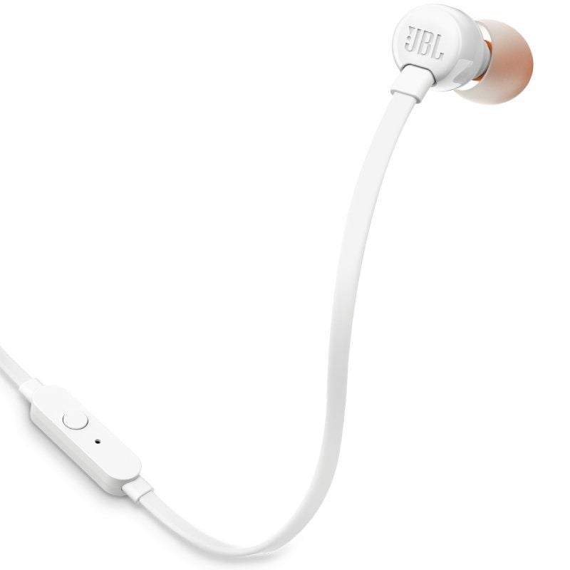 JBL Tune 160 In-Ear Headphones / with Microphone / 3.5mm Jack / White