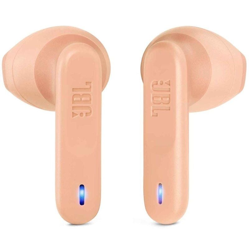 Auscultadores JBL Vibe Flex Bluetooth com Estojo de Carregamento / 8h de Autonomia / Bege