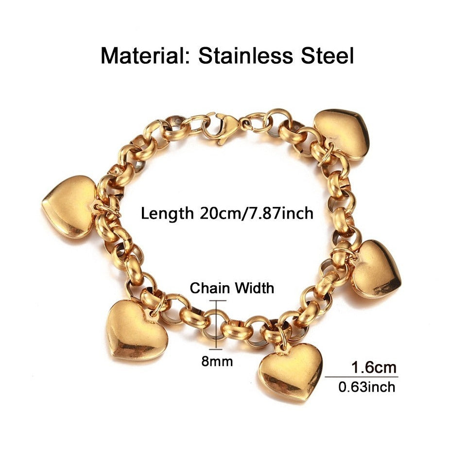 Pulseira em Aço Inoxidável