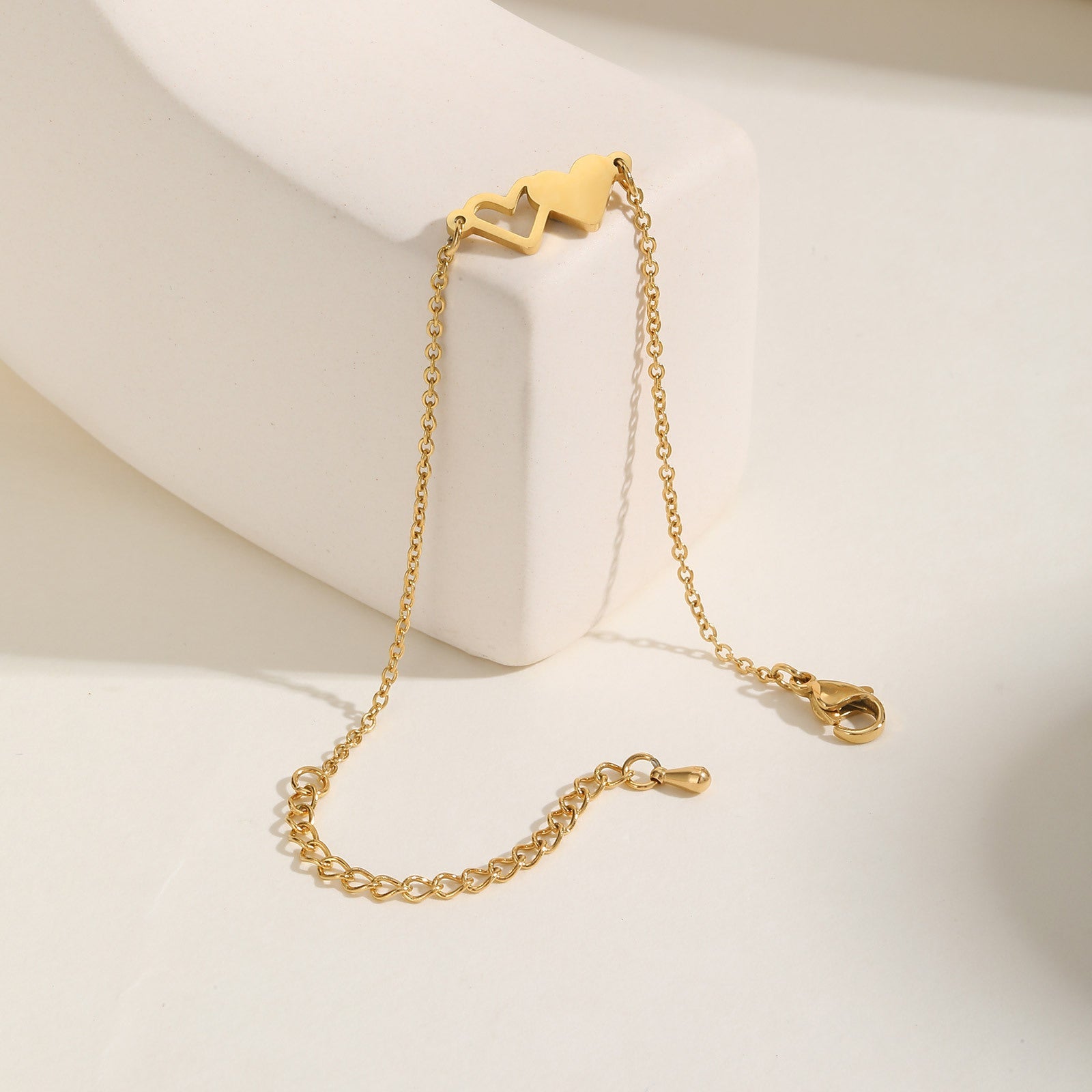 Pulseira Heart em Aço Inoxidável