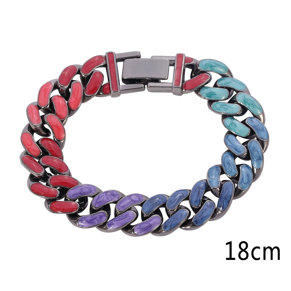 Pulseira com Elo Cubano