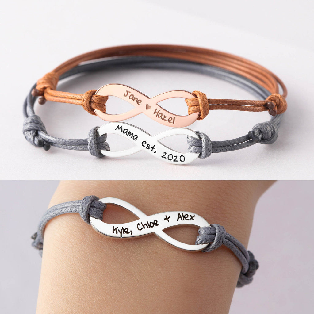 Personalized Infinity Bracelet