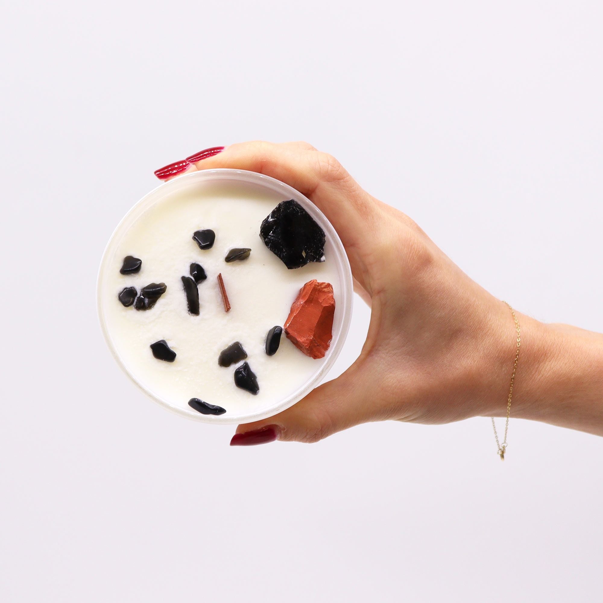 Vela de Cristal de Chakra - Chakra Raiz