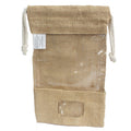 Bolsa de Juta com Janela 25x16cm e Bolso