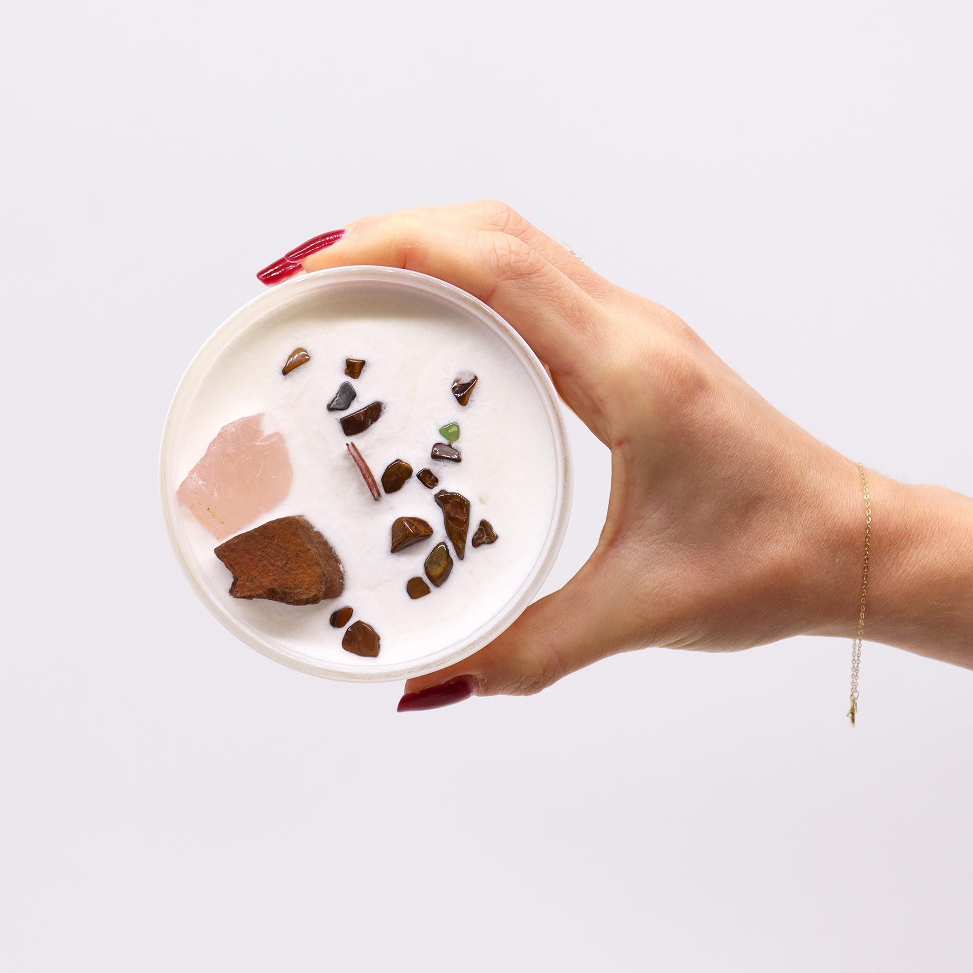 Vela de Cristal de Chakra - Chakra Sagrado